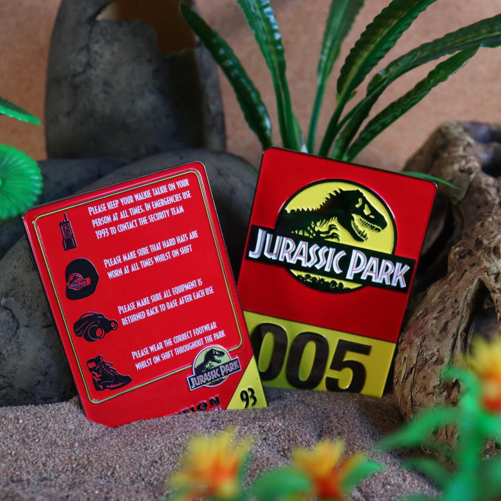 Jurassic Park 30th Anniversary Limited Edition Vehicle I.D Replica Ingot