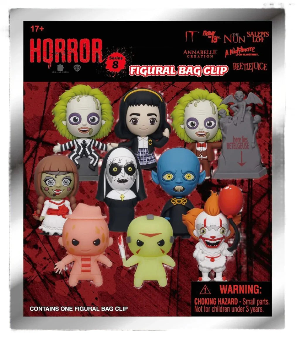 Warner Bros Horror Figural Bag Clip Series 8 Mystery Bag