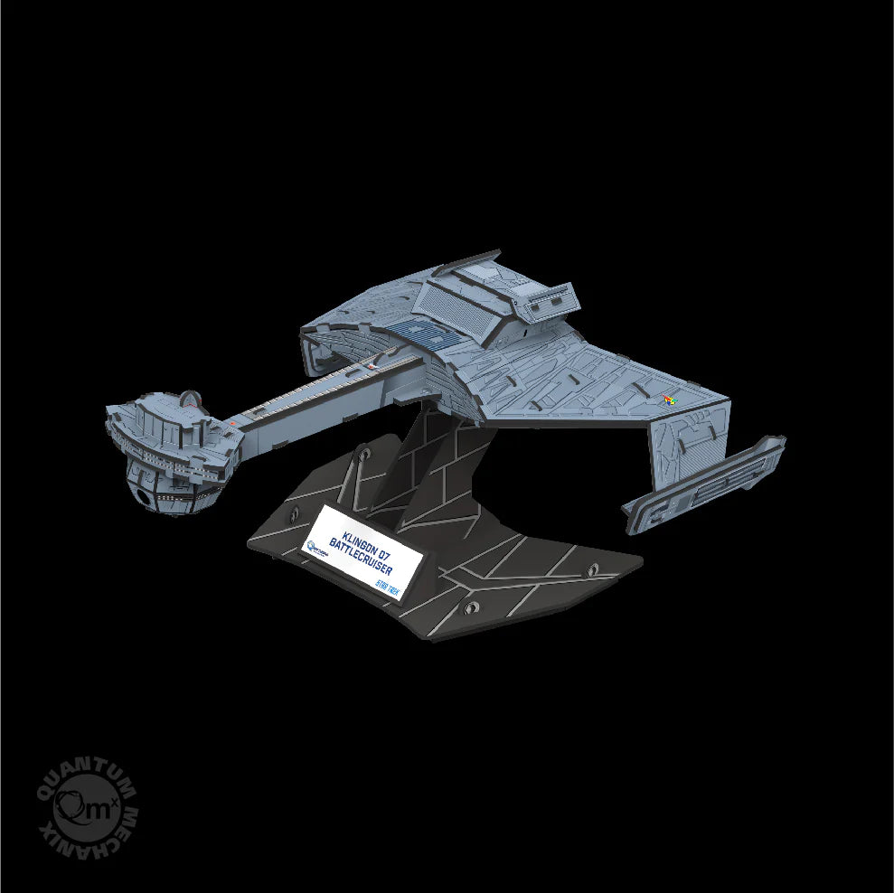 Star Trek Klingon D7 Battlecruiser Qraftworks Puzzlefleet 3D Model Kit