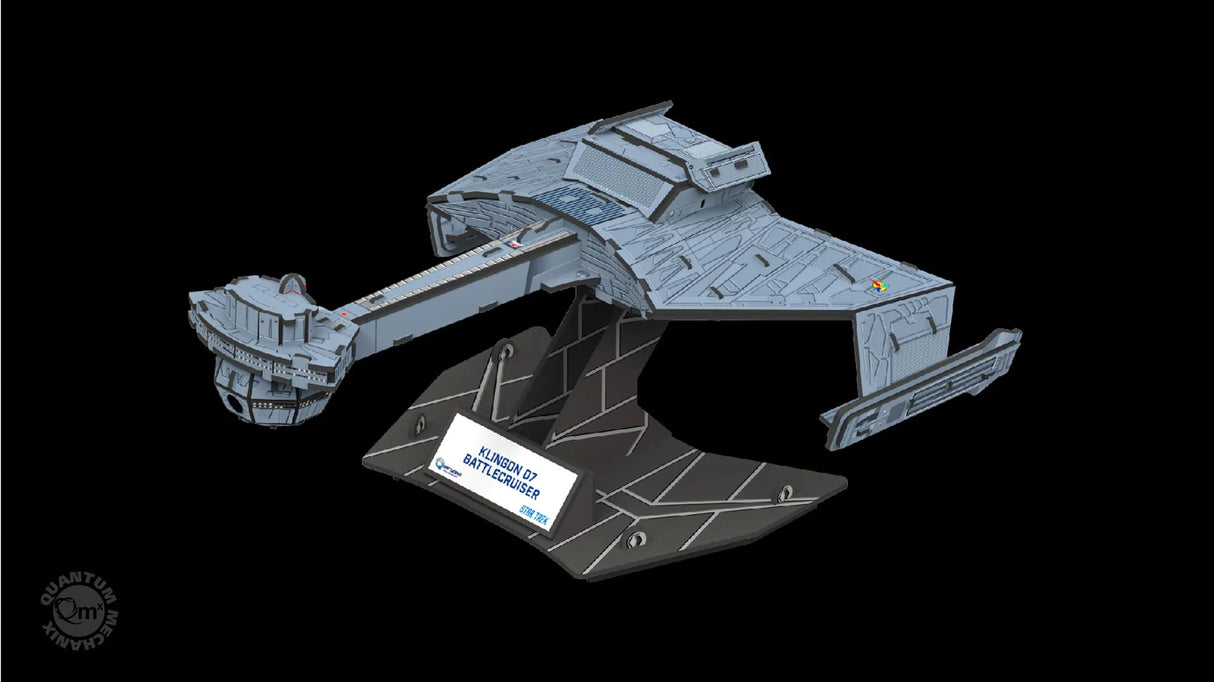 Star Trek Klingon D7 Battlecruiser Qraftworks Puzzlefleet 3D Model Kit