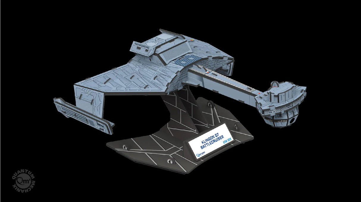 Star Trek Klingon D7 Battlecruiser Qraftworks Puzzlefleet 3D Model Kit