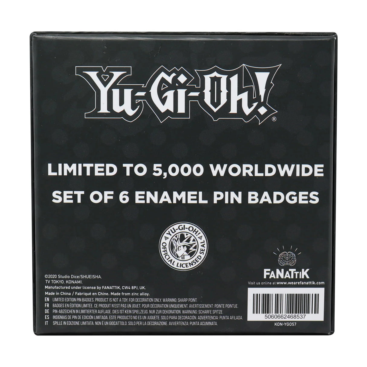 Yu-Gi-Oh! Kuriboh Brothers Limited Edition Set of 6 Pin Badges