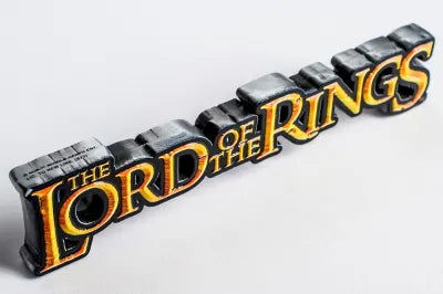 Lord Of The Rings: Metal Logo Sign