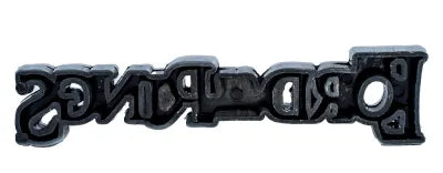 Lord Of The Rings: Metal Logo Sign