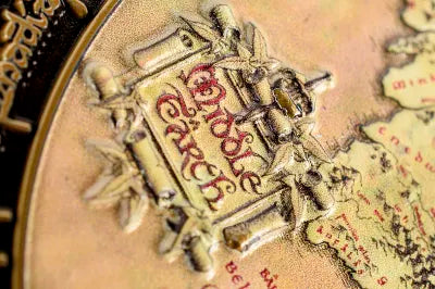 The Lord of the Rings Limited Edition Middle Earth Map Deluxe Coin