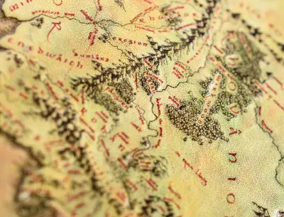 The Lord of the Rings Limited Edition Middle Earth Map Deluxe Coin