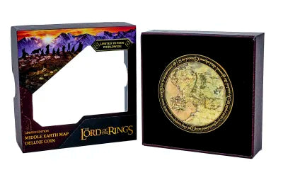 The Lord of the Rings Limited Edition Middle Earth Map Deluxe Coin