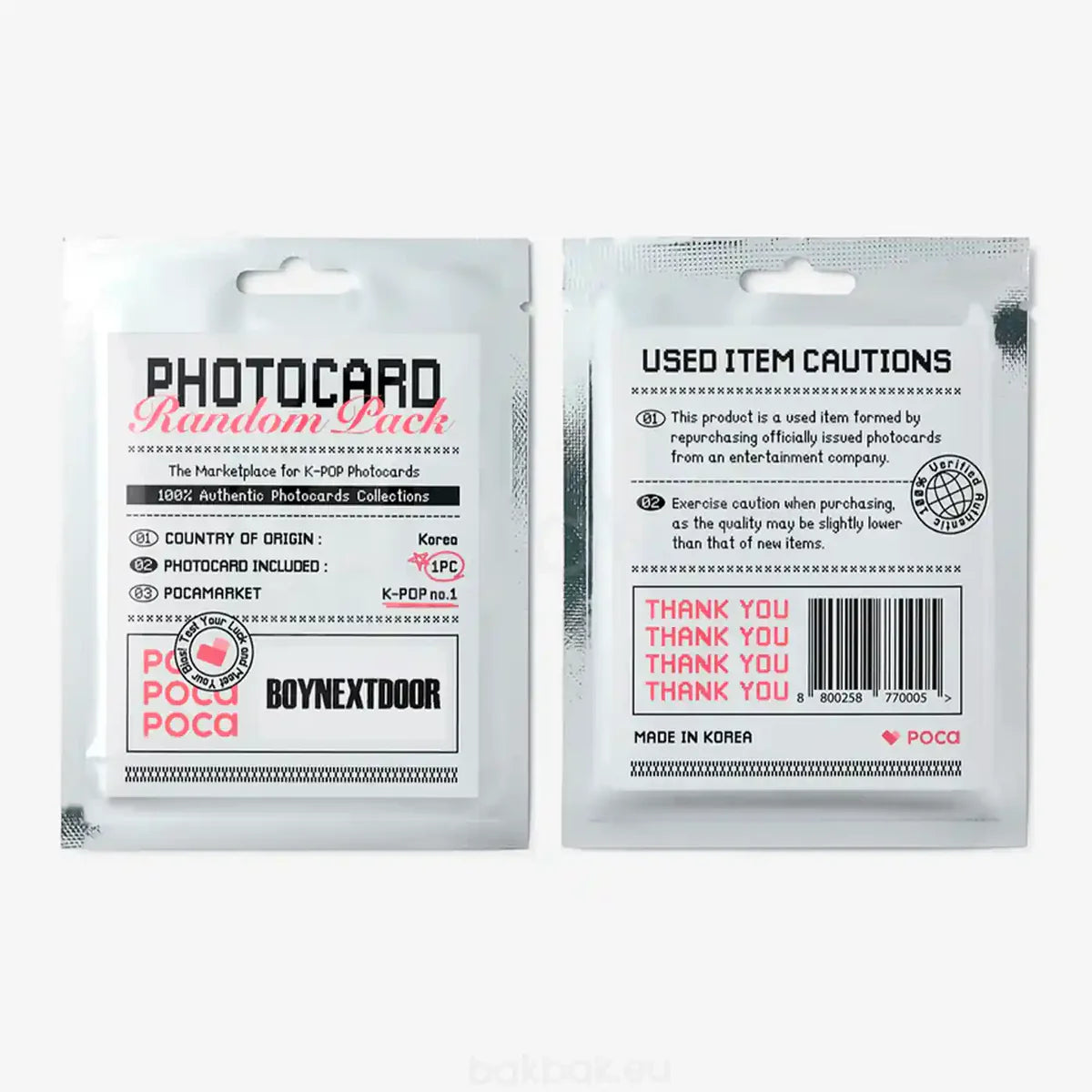 K-Pop Pocamarket Official Photocard Mystery Pack