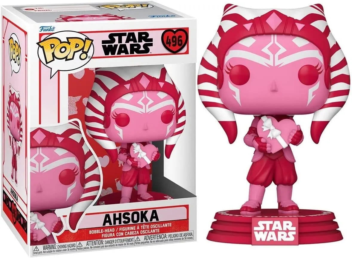Star Wars Ahsoka (Valentine's Edition) Funko Pop! Vinyl Figure #496