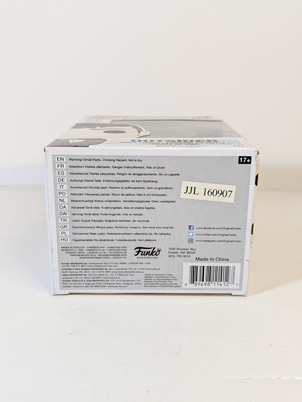 Dishonored 2 Outsider Funko Pop! Vinyl Figure #123