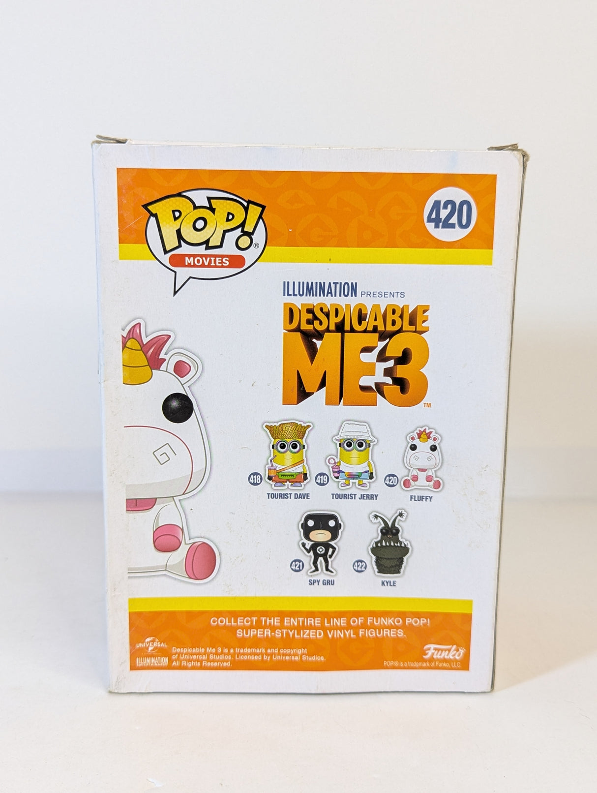 Despicable Me 3 Fluffy Funko Pop! Vinyl Figure #420