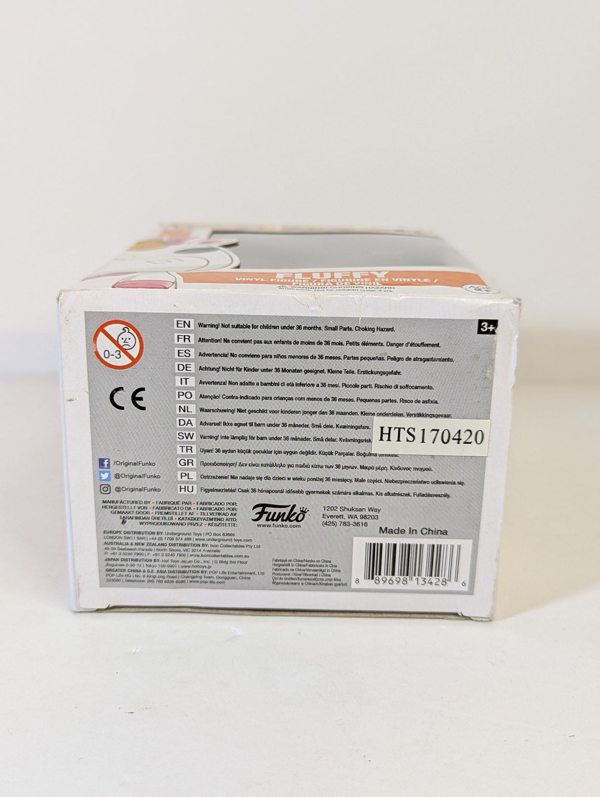 Despicable Me 3 Fluffy Funko Pop! Vinyl Figure #420