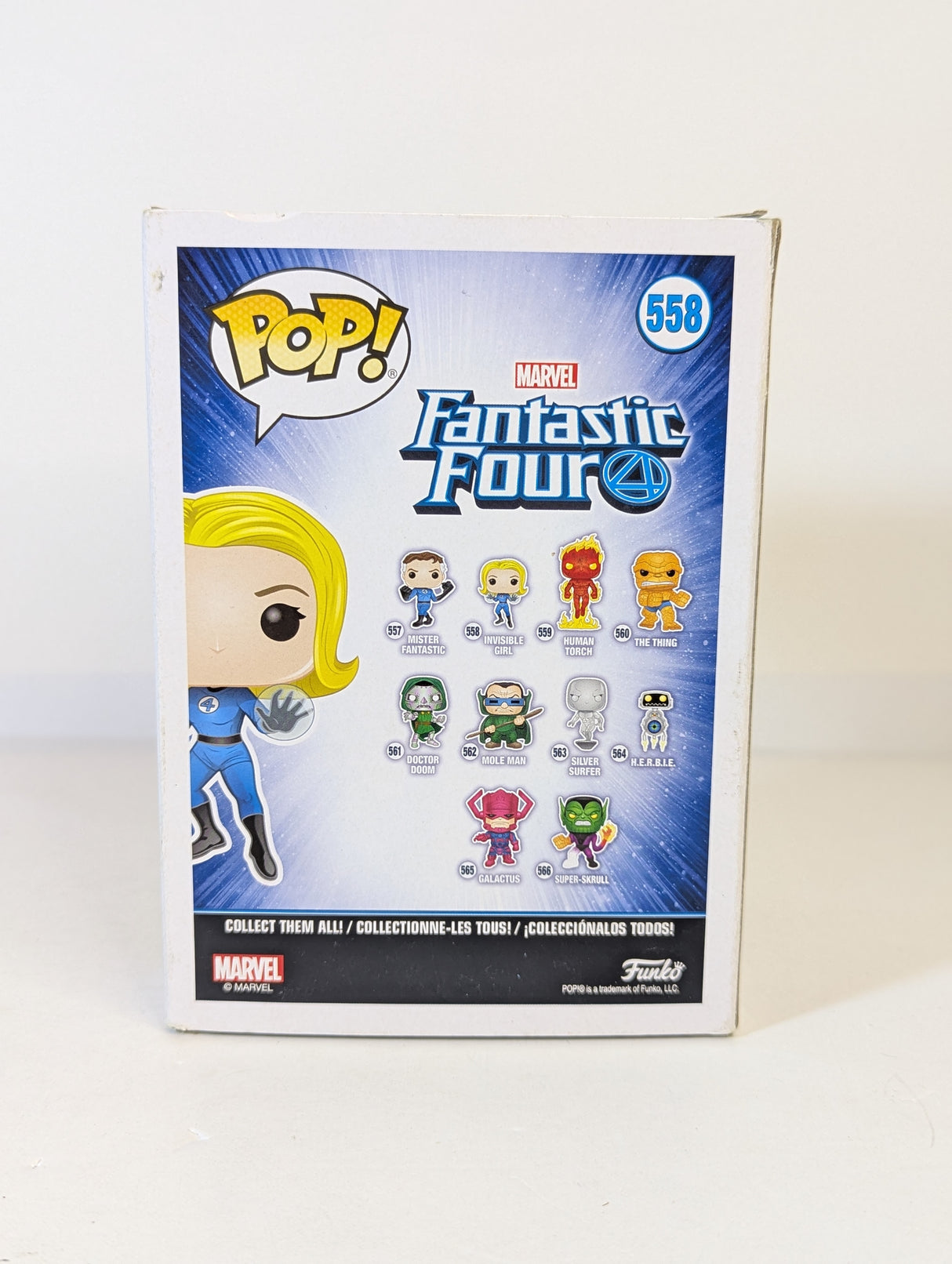 Marvel Fantastic Four Invisible Girl Funko Pop! Vinyl Figure #558