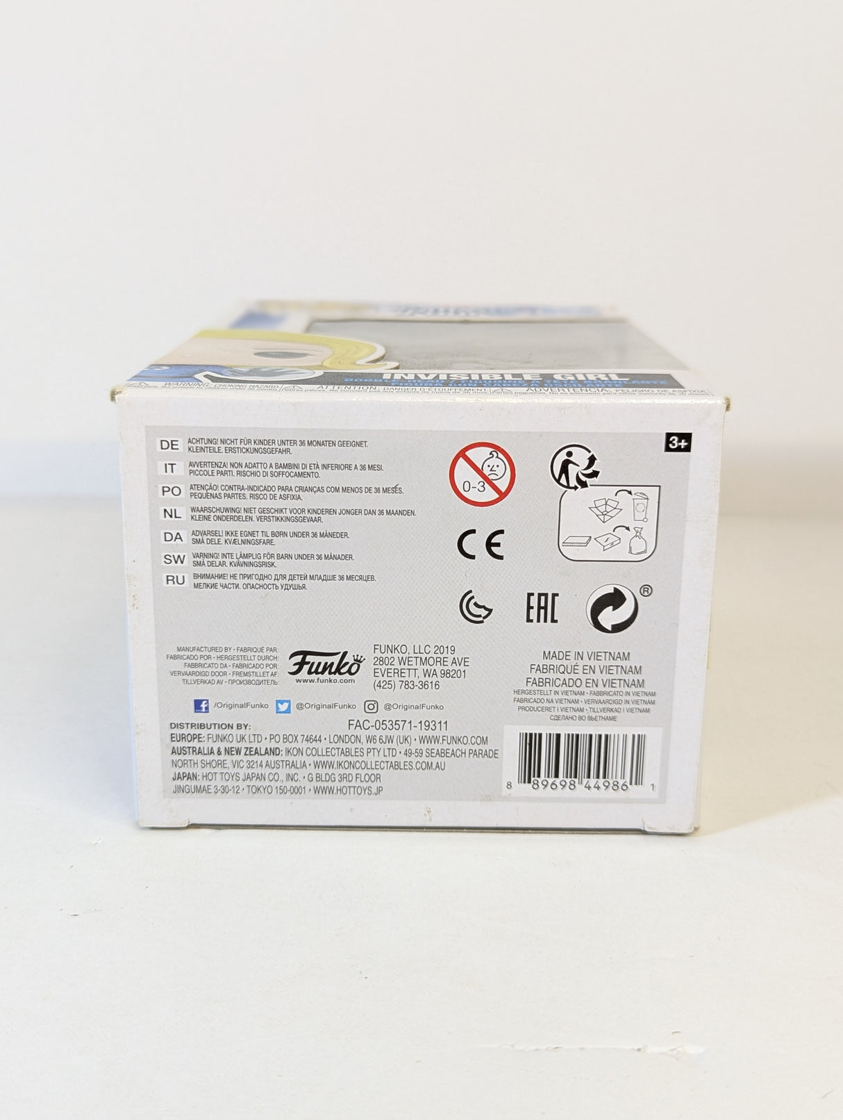 Marvel Fantastic Four Invisible Girl Funko Pop! Vinyl Figure #558