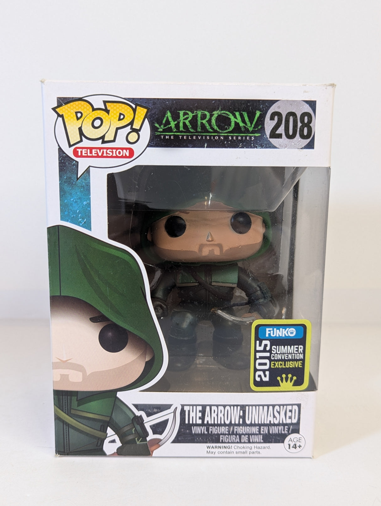 DC Comics Arrow The TV Series The Arrow Unmasked Funko Pop! Vinyl Figure #208