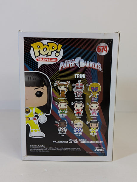 Power Rangers Trini (Yellow Ranger) (No Helmet) Funko Pop! Vinyl Figure #674