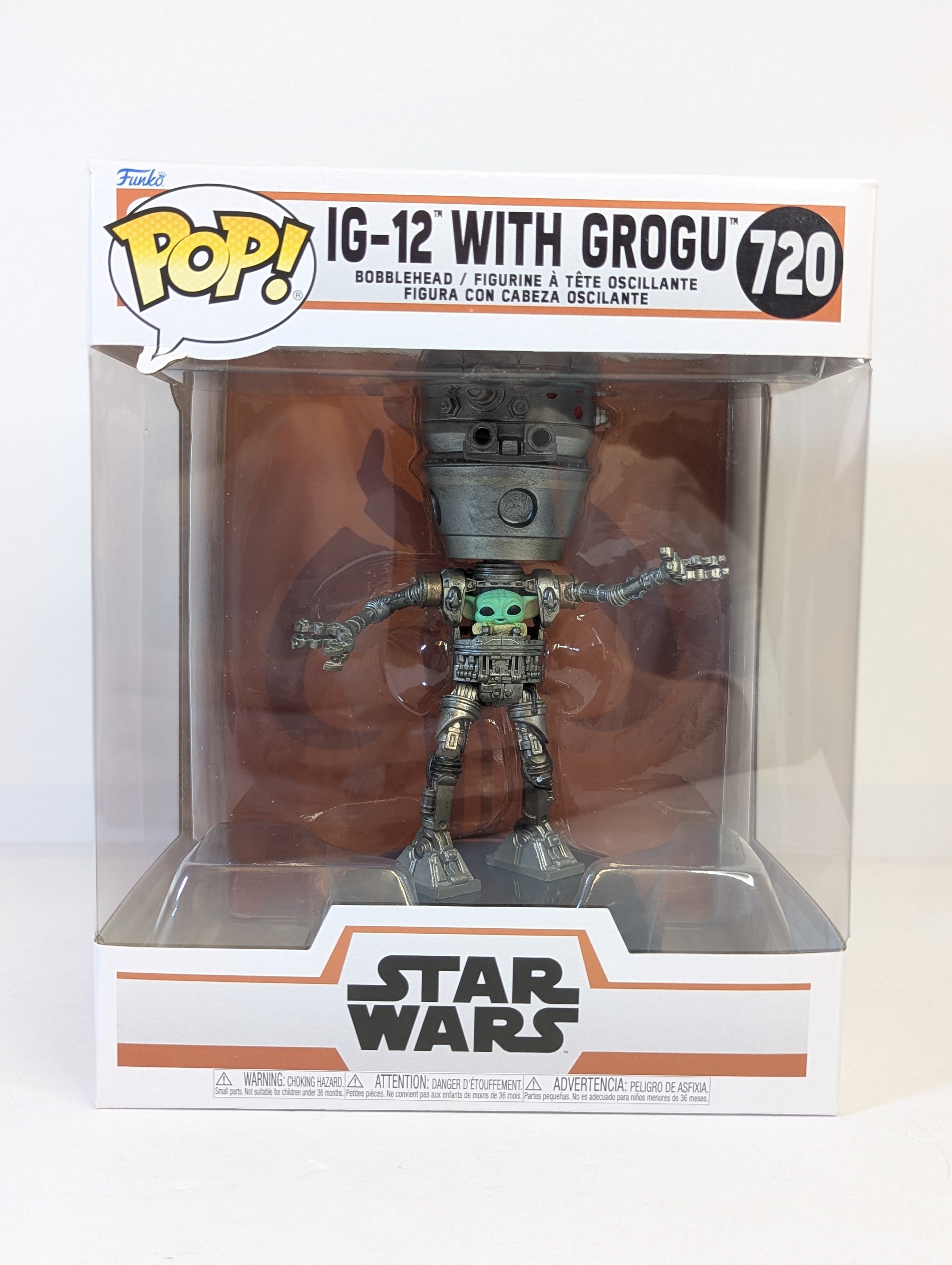 Star Wars IG-12 With Grogu Funko Pop! Deluxe Vinyl Figure