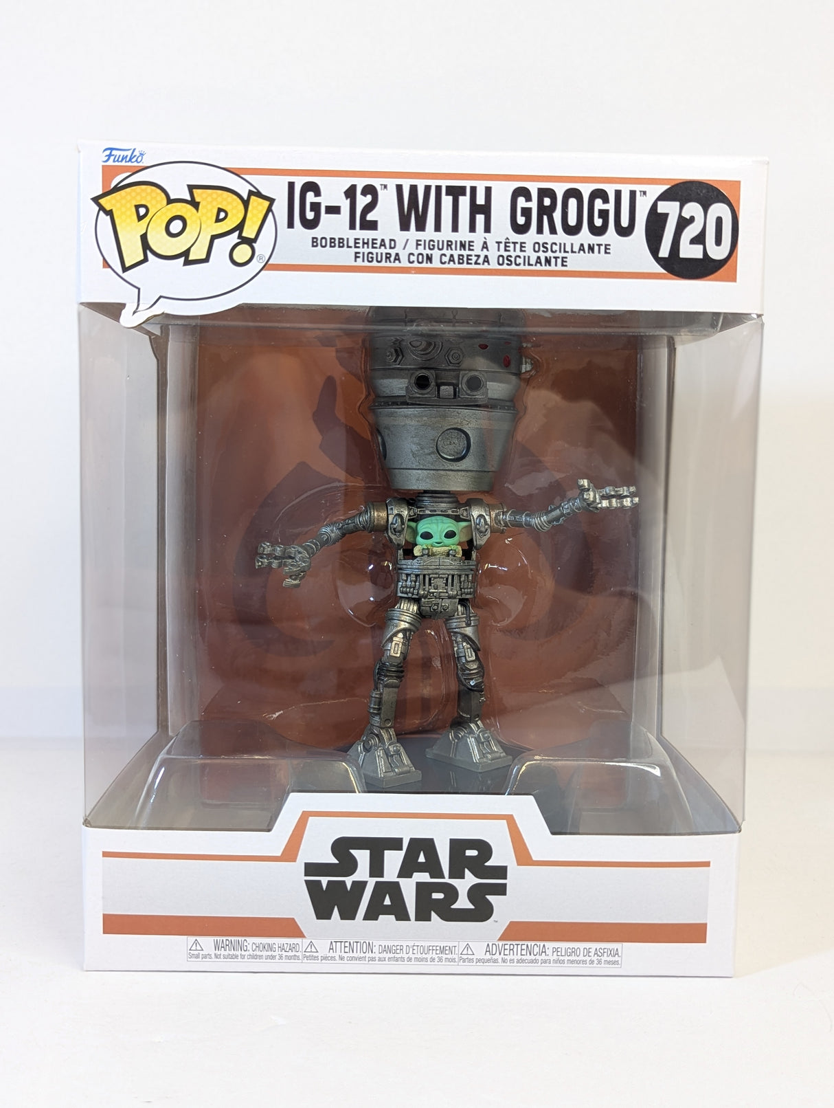 Star Wars IG-12 With Grogu Funko Pop! Deluxe Vinyl Figure #720