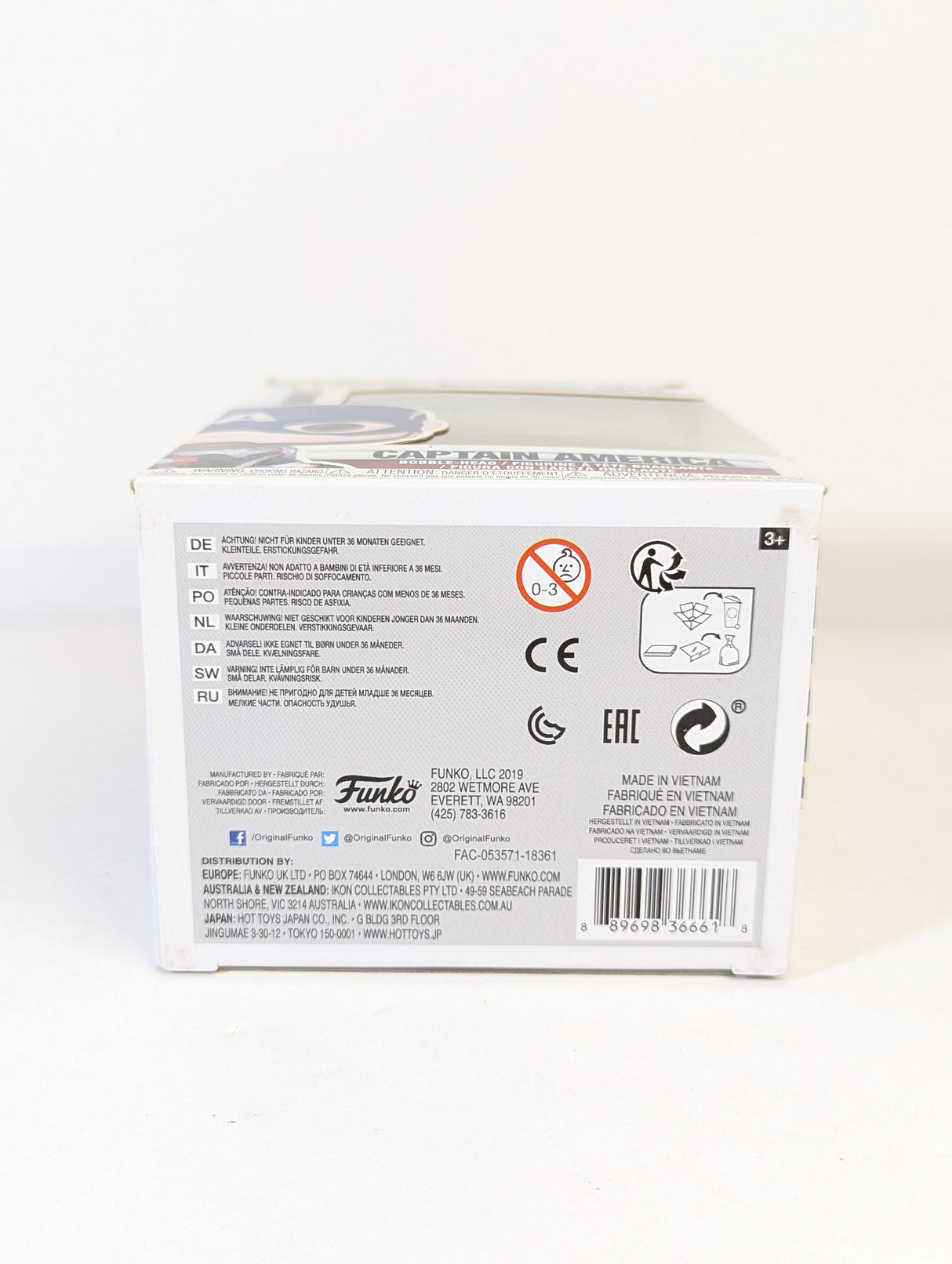 Marvel Avengers Captain America Funko Pop! Vinyl Figure #450