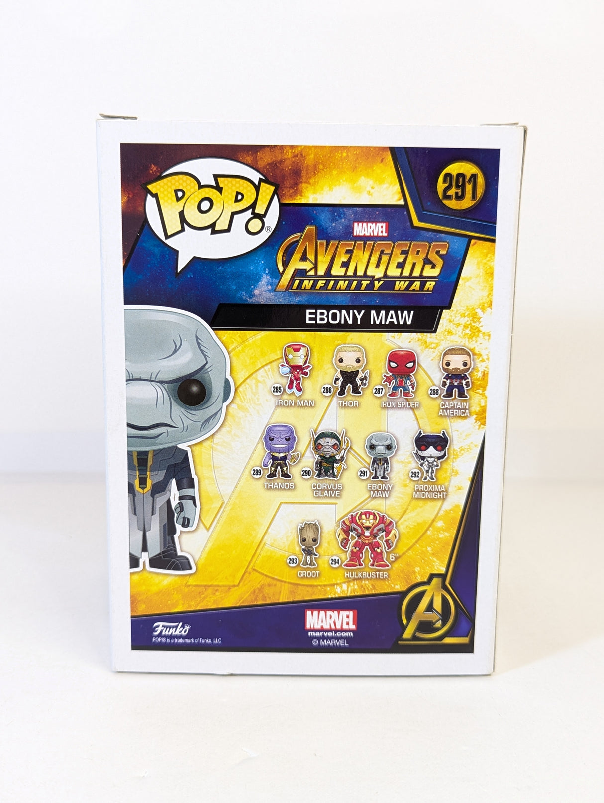 Marvel Avengers Infinity War Ebony Maw Funko Pop! Vinyl Figure #291