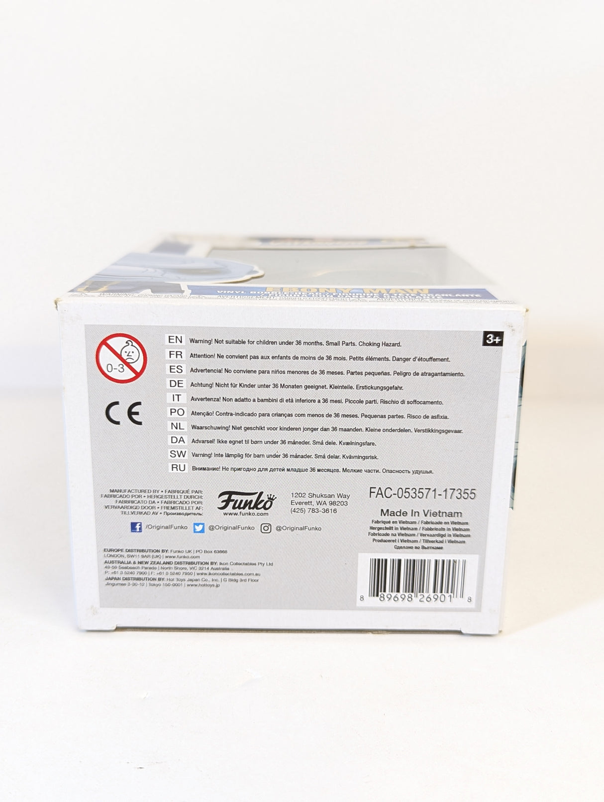 Marvel Avengers Infinity War Ebony Maw Funko Pop! Vinyl Figure #291