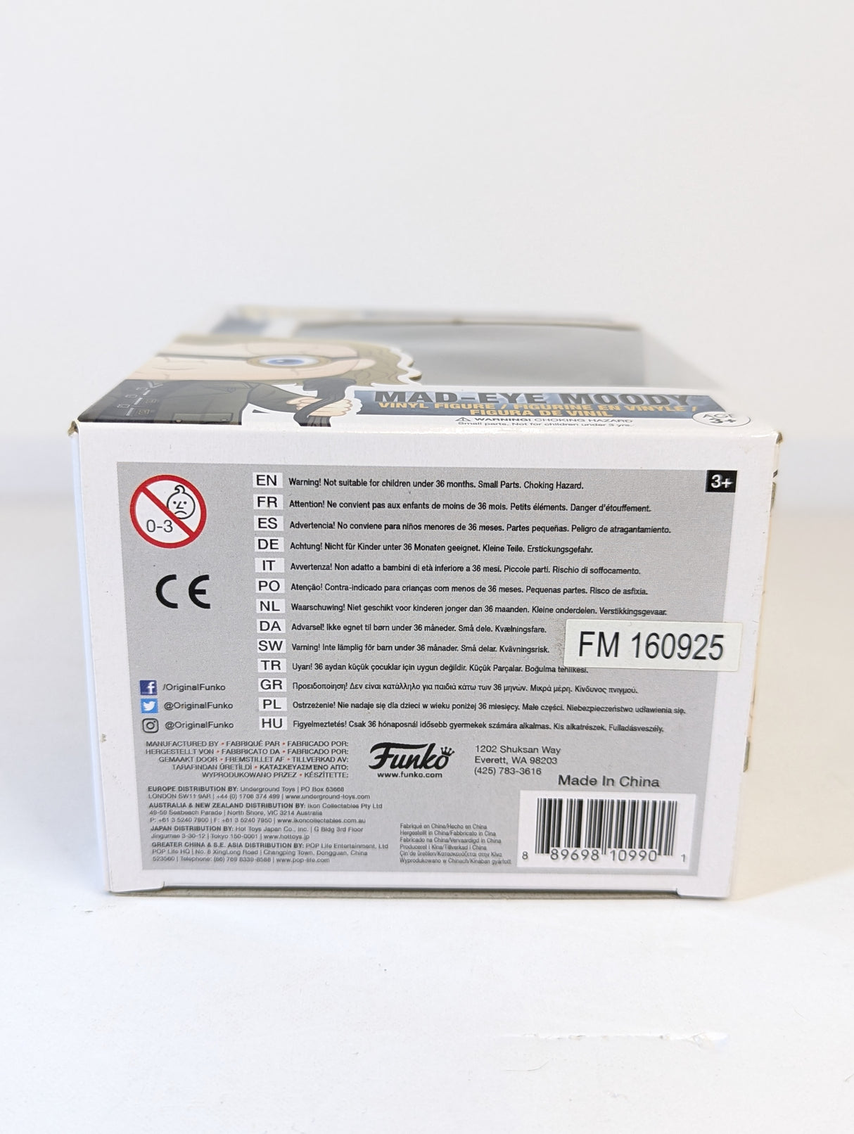 Harry Potter Mad-Eye Moody Funko Pop! Vinyl Figure #38