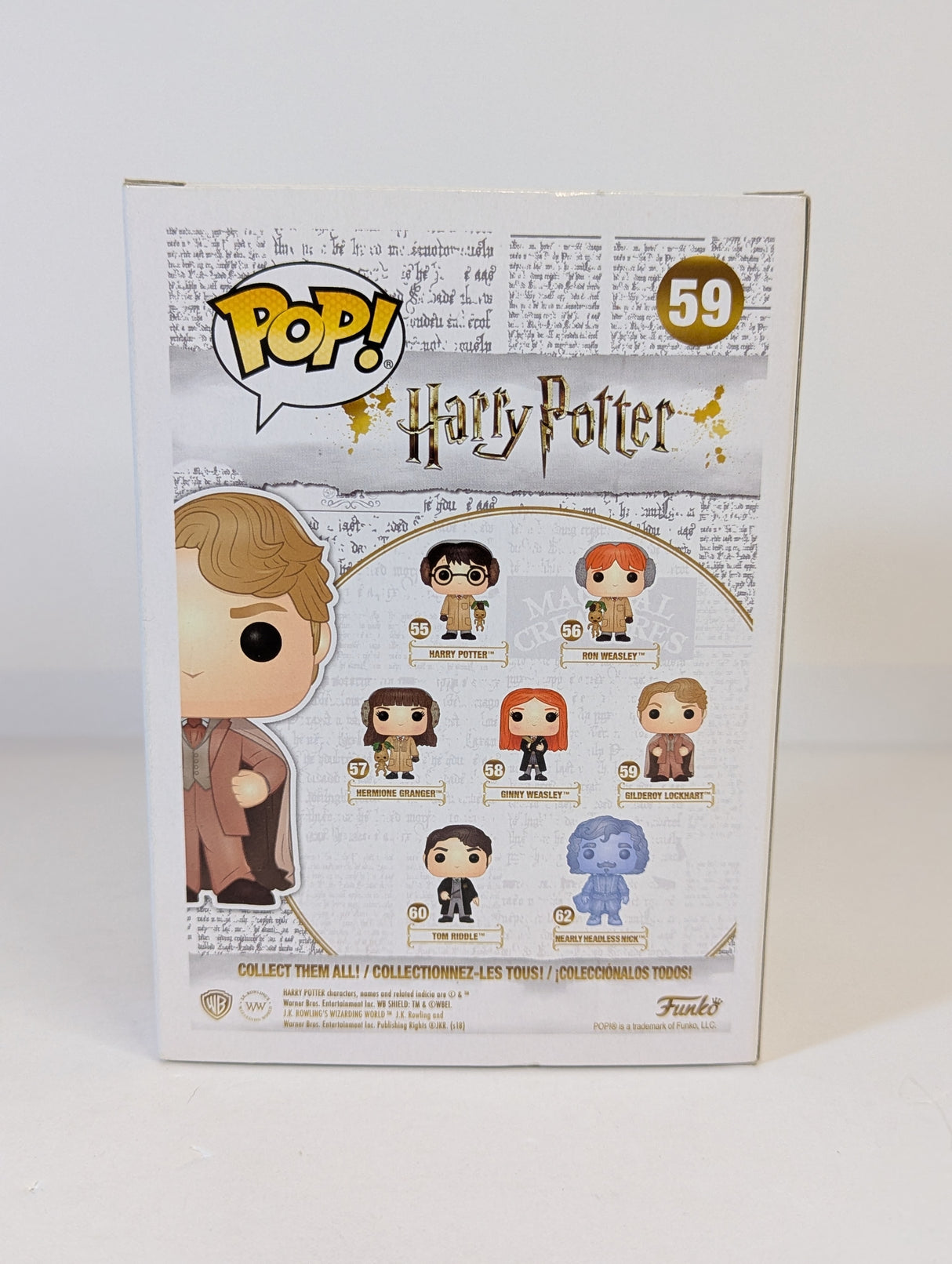 Harry Potter Gilderoy Lockhart (Blue Suit) Funko Pop! Vinyl Figure #59