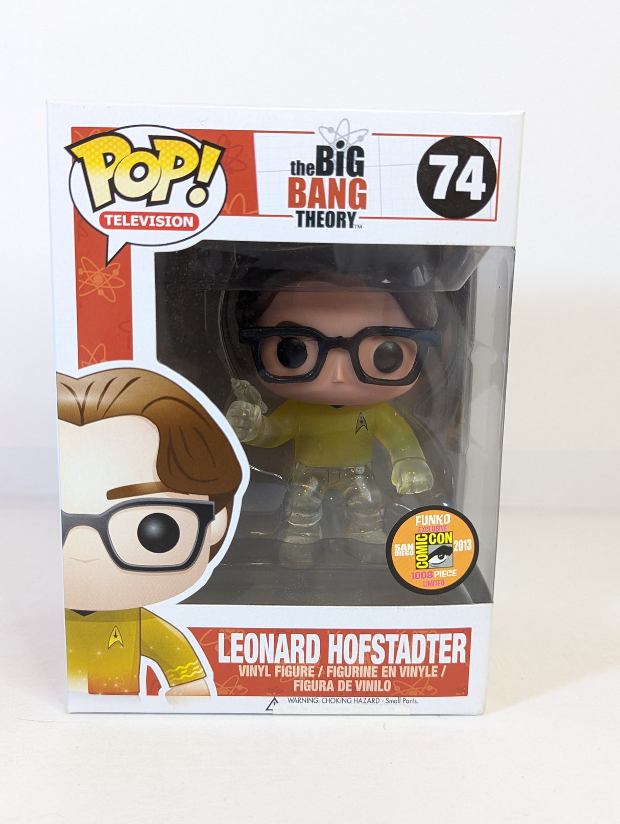 The Big Bang Theory Leonard Hofstadter (Star Trek) (Transporting) Funko Pop! Vinyl Figure #74