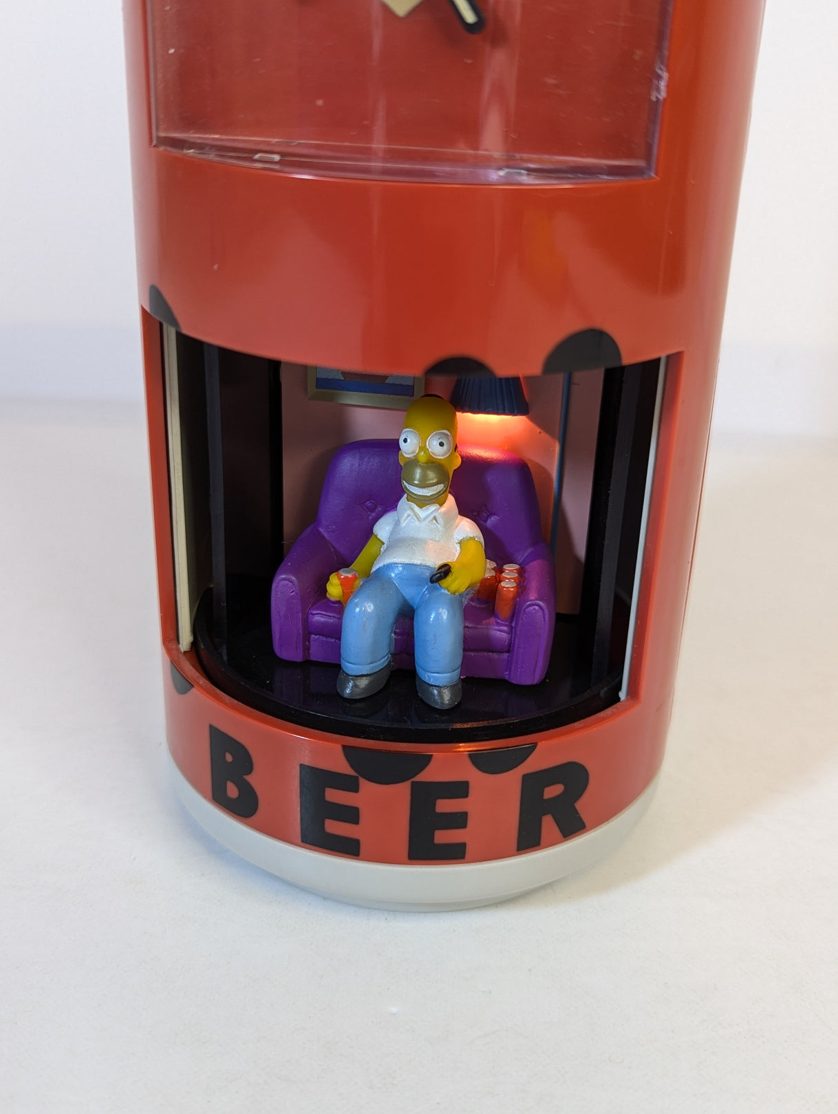 The Simpsons Homer Duff Beer Can Light Up Musical Alarm Clock