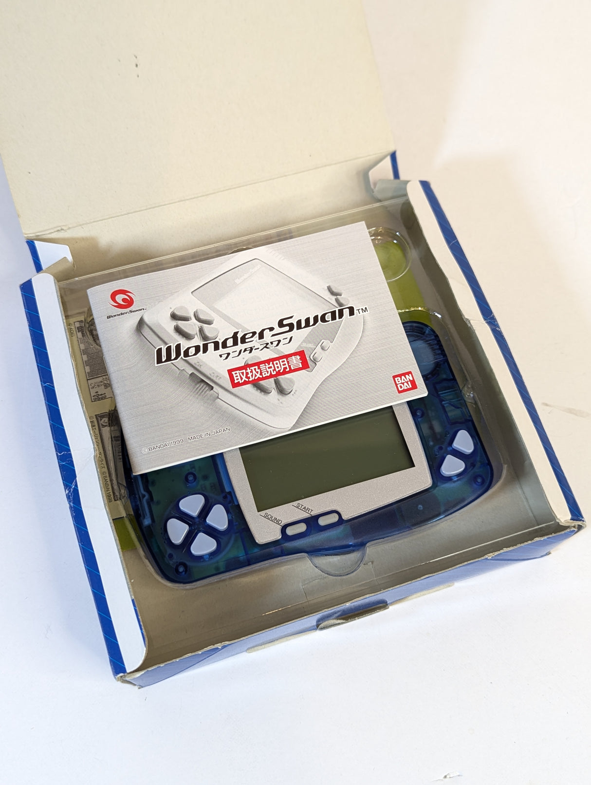 WonderSwan Skeleton Blue Portable Console