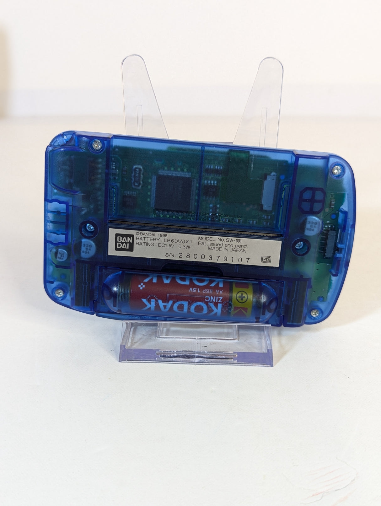 WonderSwan Skeleton Blue Portable Console