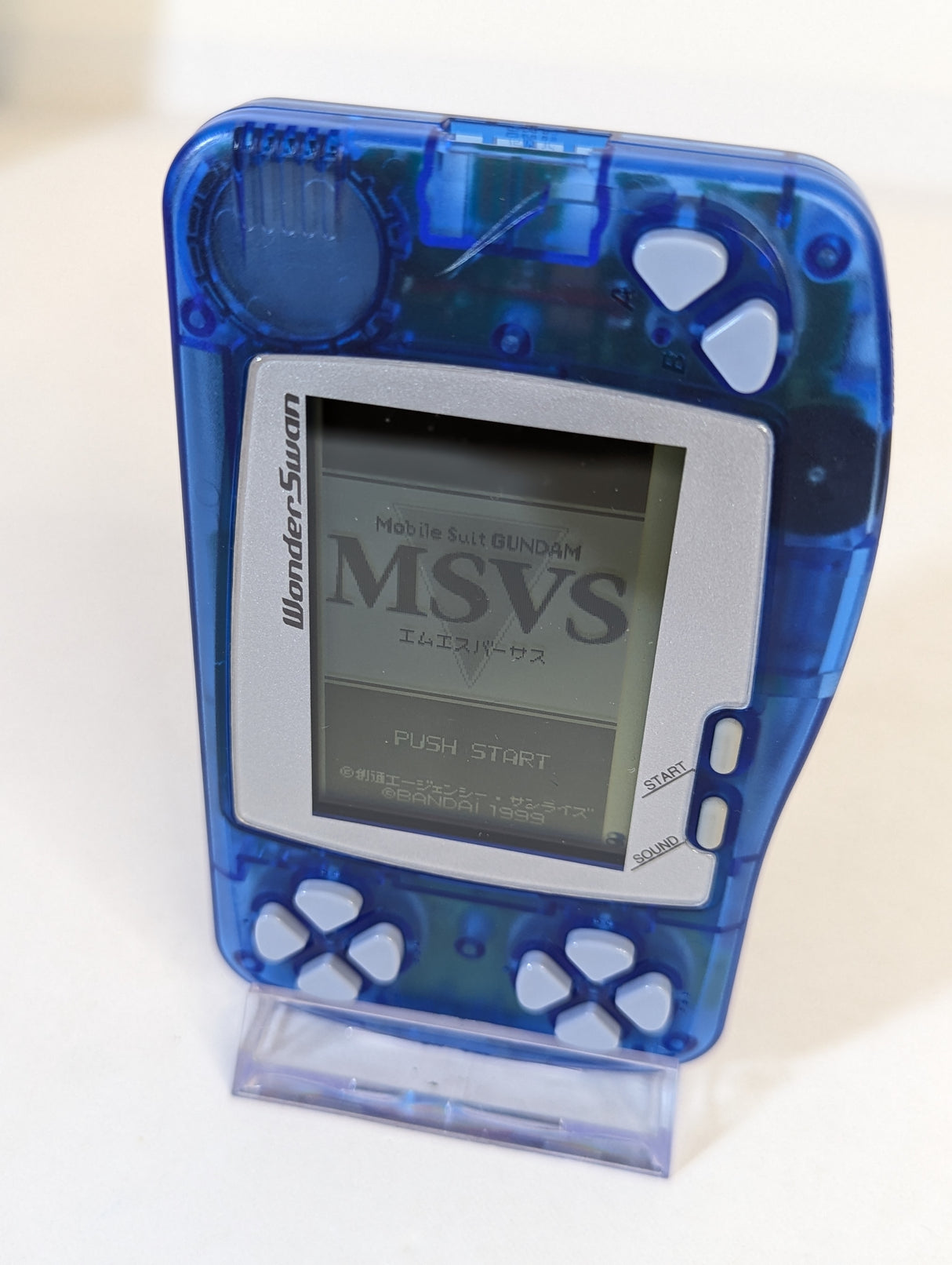 WonderSwan Skeleton Blue Portable Console