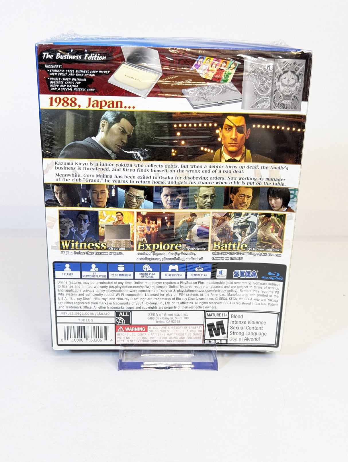 Yakuza Zero PS4 The Business Launch Edition