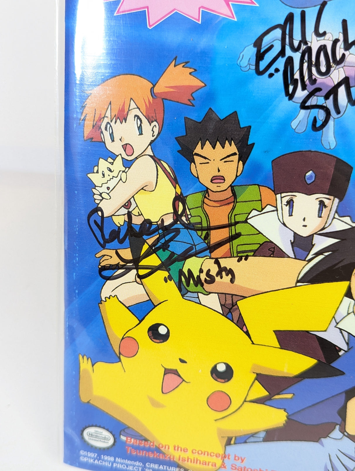 Pokemon The First Movie Mewtwo Strikes Back Comic Bundle Signed By Veronica Taylor, Rachael Lillis & Eric Stuart