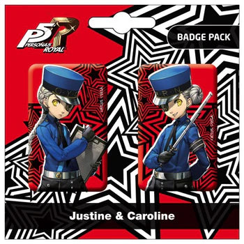 Persona 5 Royal Justine & Caroline Badge Pack