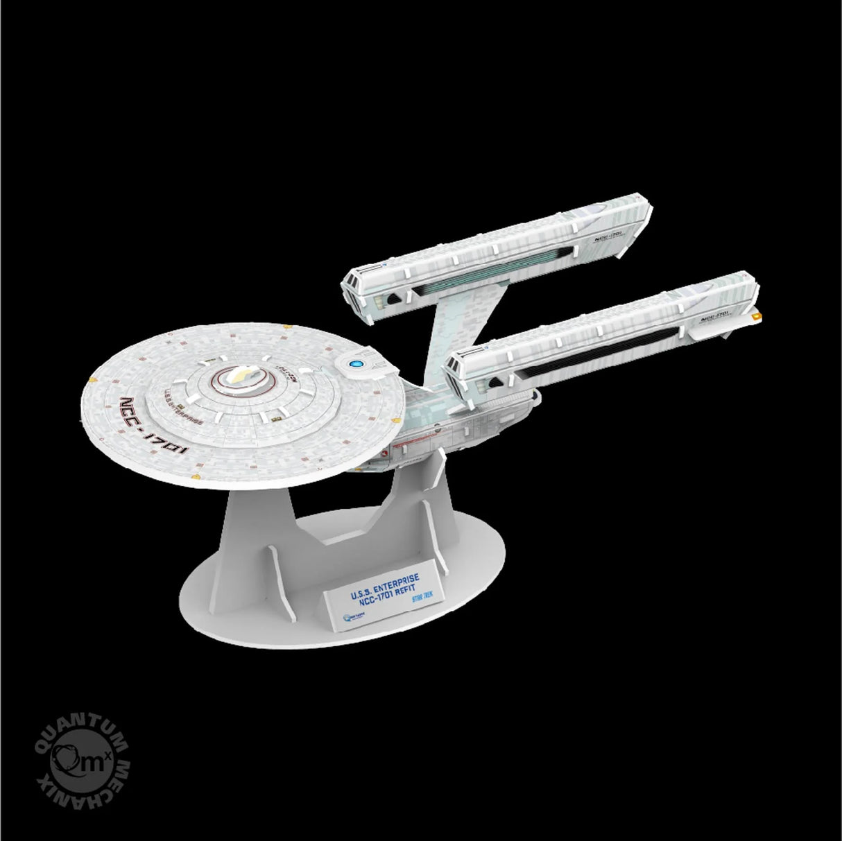 Star Trek USS Enterprise NCC-1701 Refit Qraftworks Puzzlefleet 3D Model Kit
