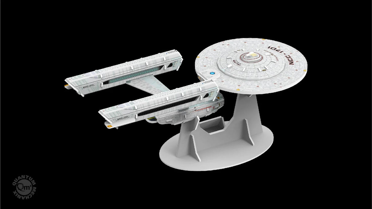 Star Trek USS Enterprise NCC-1701 Refit Qraftworks Puzzlefleet 3D Model Kit