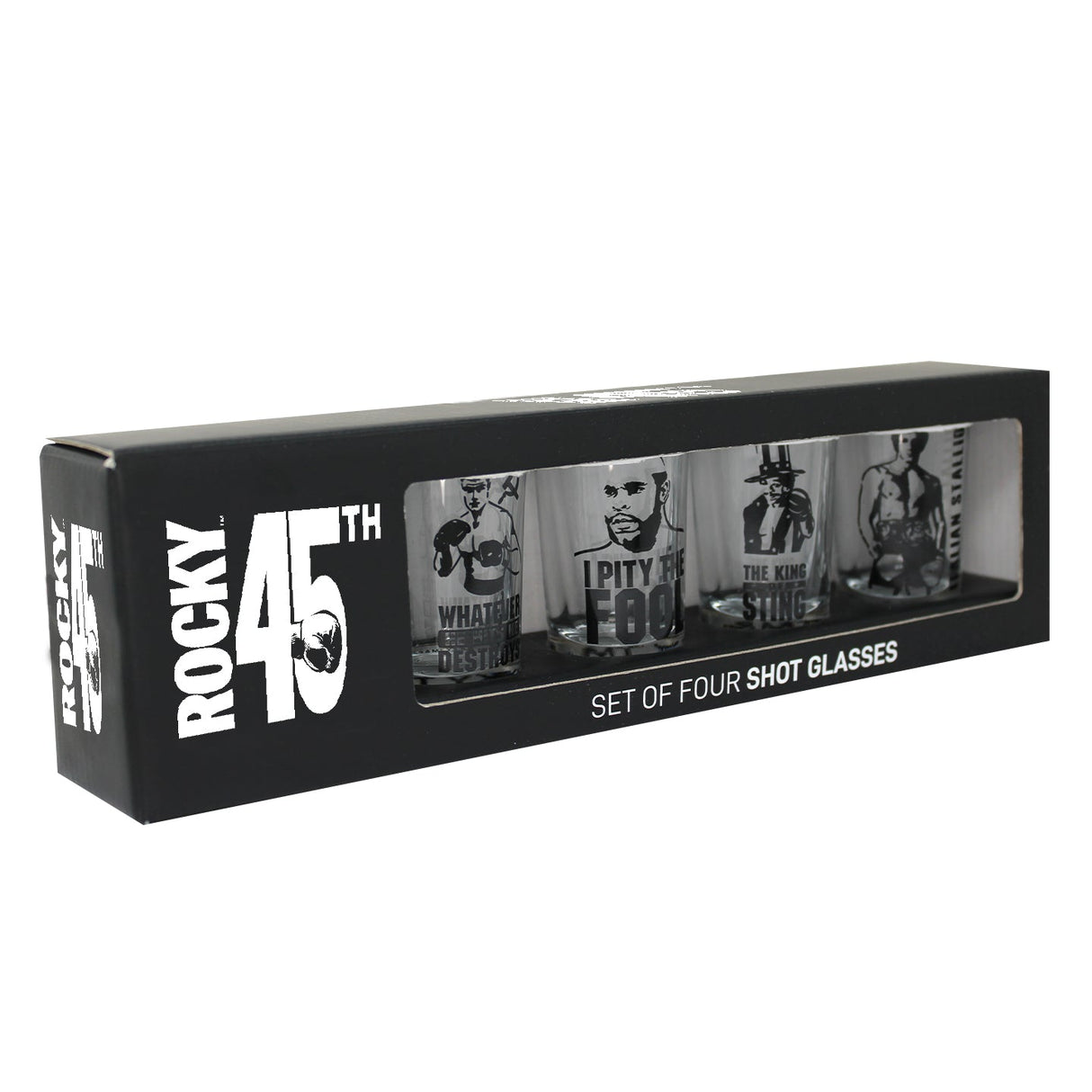 Rocky 45th Anniversary Shot Glasses