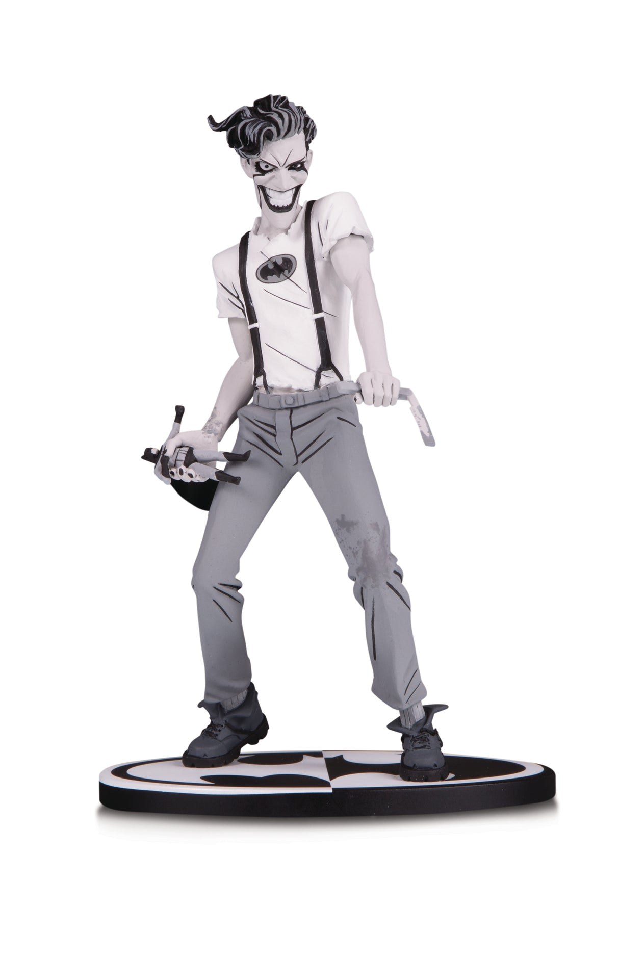 DC Comics Batman White Knight Joker Black and White Statue