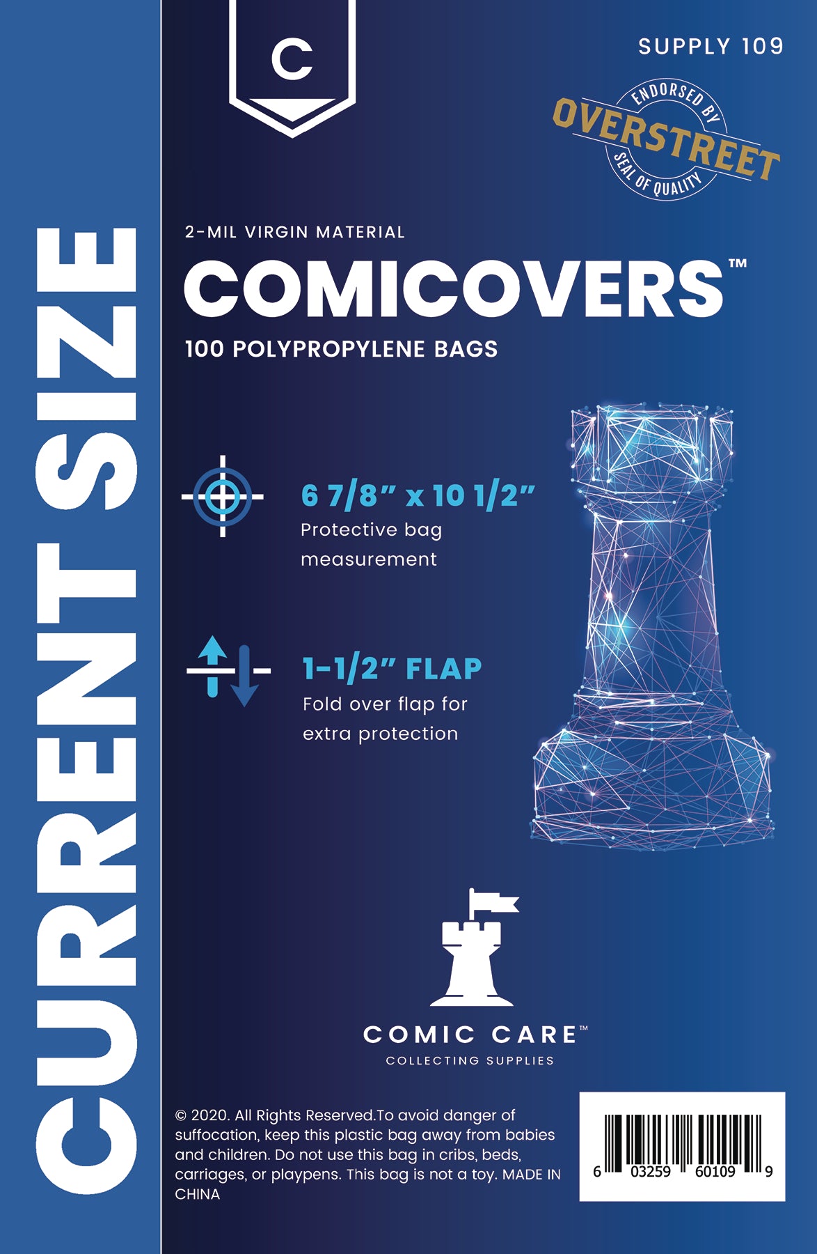 ComiCare Current Size PP Bags