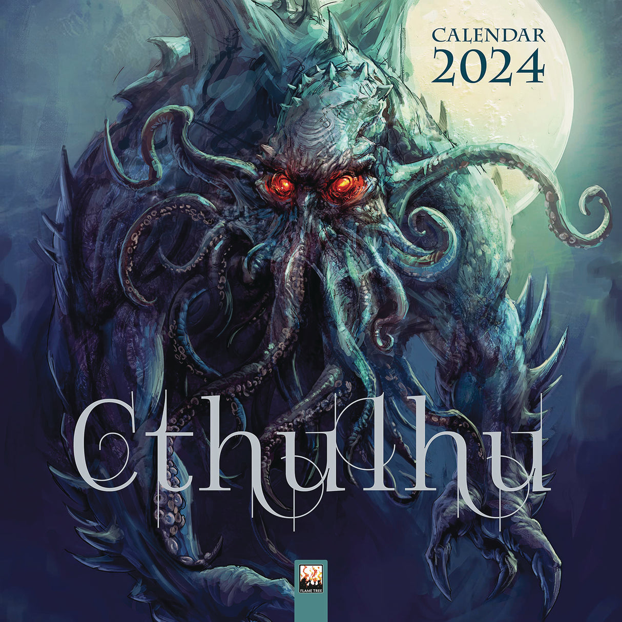 Cthulhu Art 2024 Wall Calendar