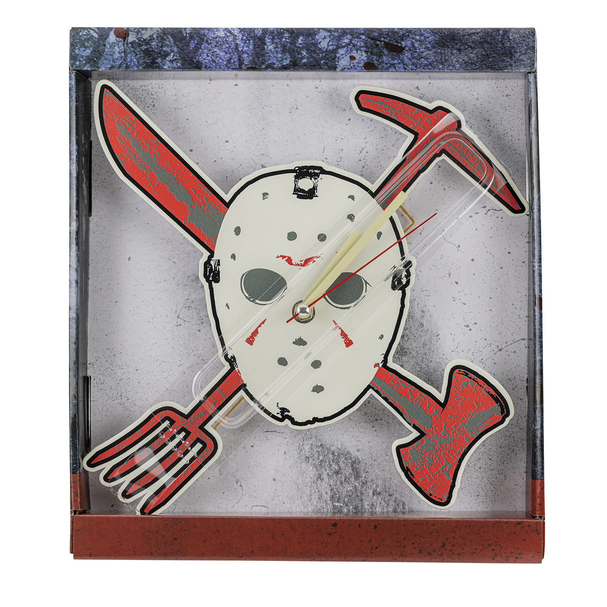 Friday the 13th Jason Mask Wall Clock