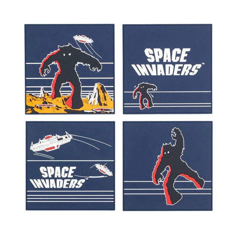 Space Invaders Arcade Design Set of 4 Coasters by Numskull