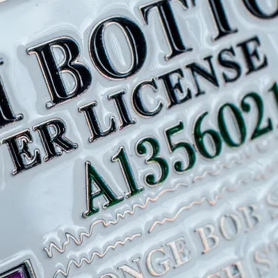 SpongeBob SquarePants Driving License Metal Replica Magnet