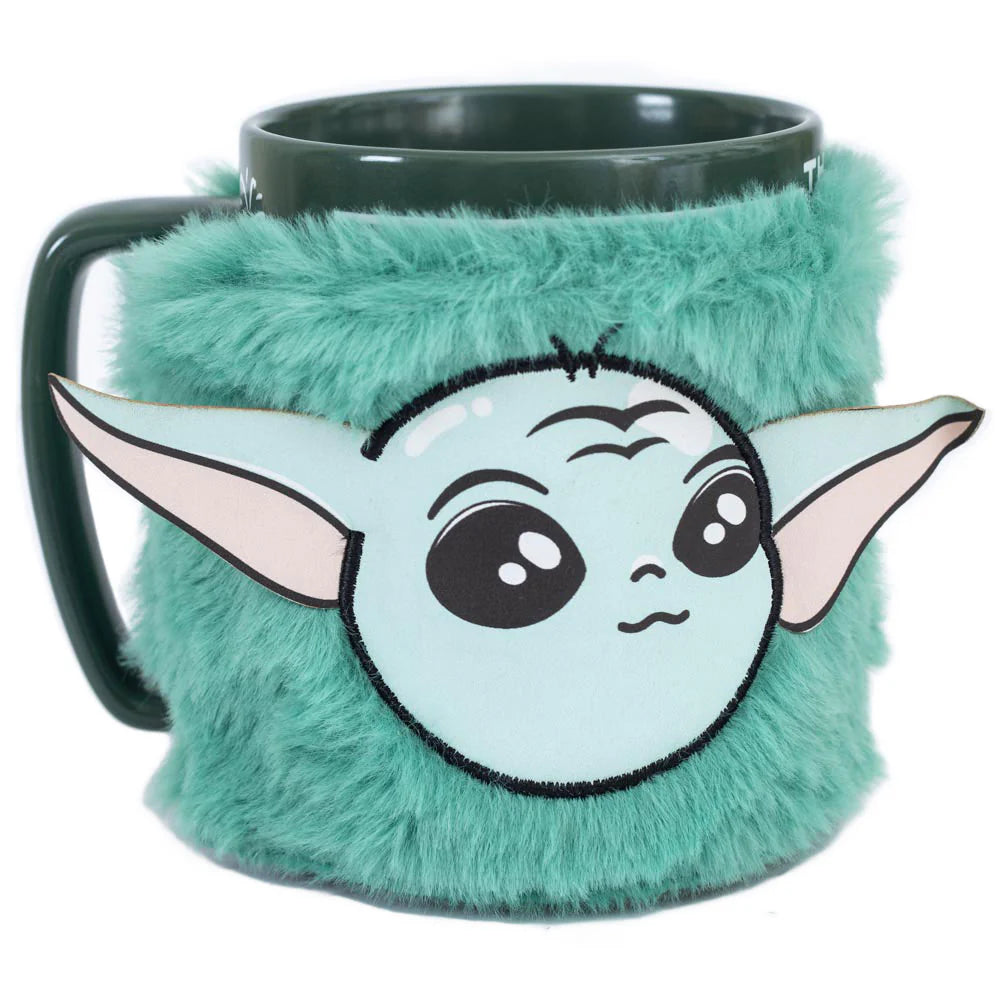 Star Wars The Mandalorian - Grogu Fuzzy Mug (With Removable Covering)