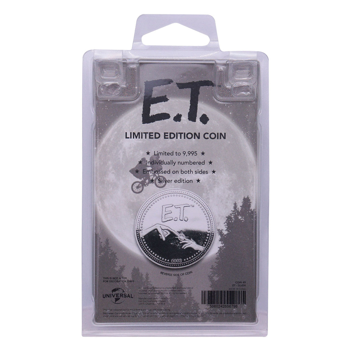 E.T. Limited Edition Collectible Coin (Silver)