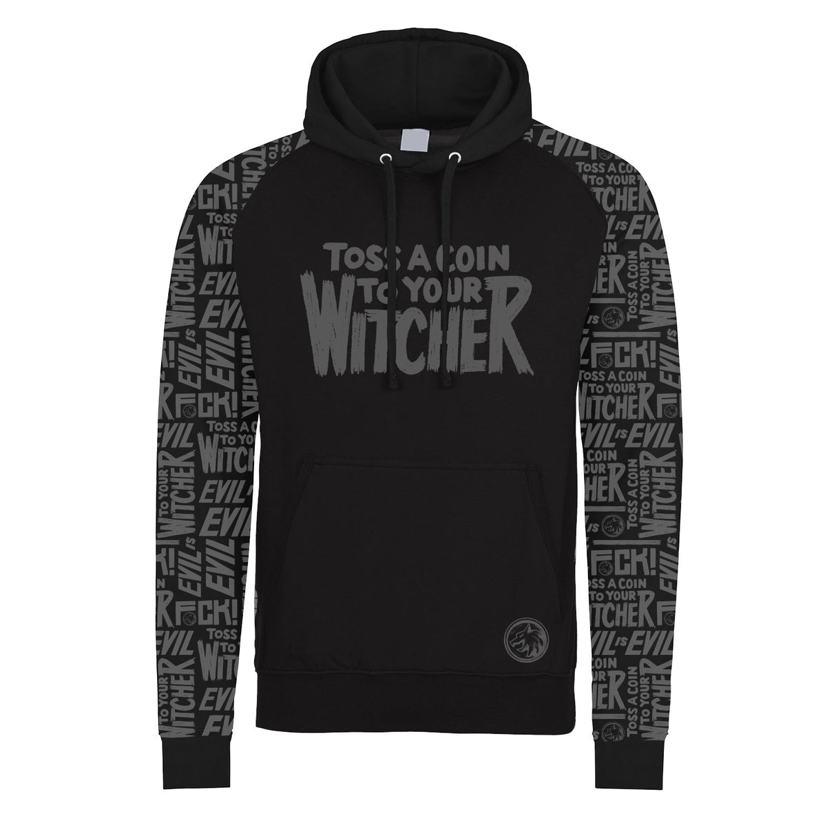 Netflix Witcher TV Coin SuperHeroes Inc. All Over Print Hooded Sweatshirt