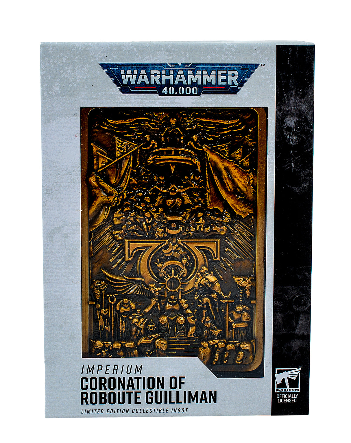 Warhammer 40K Imperium Coronation of Roboute Guilliman Collectible Ingot
