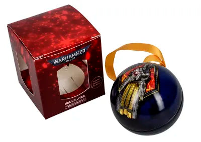 Warhammer 40,000 Soulslayer Christmas Bauble and Pin
