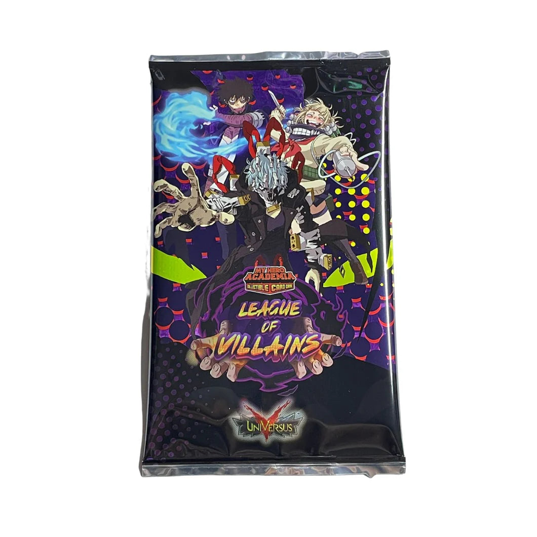My Hero Academia League of Villains Collectible Trading Card Game Booster Pack